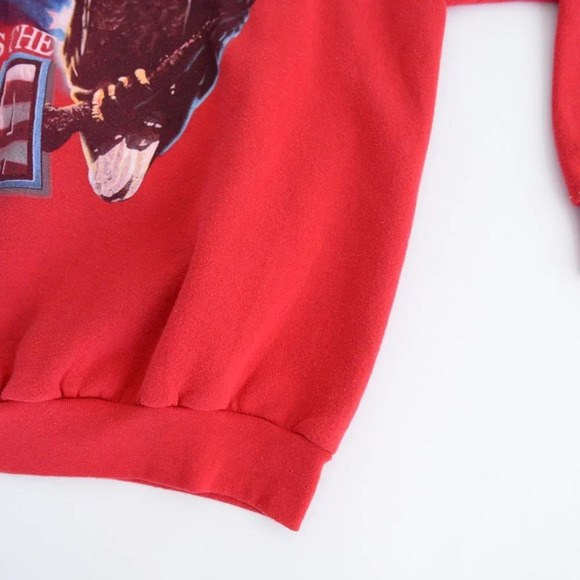 Vintage TNT by Trau Loevner Red United We Stand Eagle Patriotic Crewneck Sweater - Picture 7 of 13